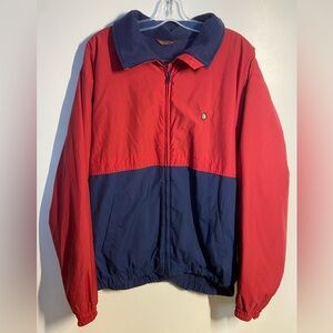 Vintage Chaps Ralph Lauren Red and Navy Jacket